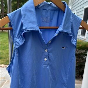 Vineyard Vines Women's Blue Sleeveless Top